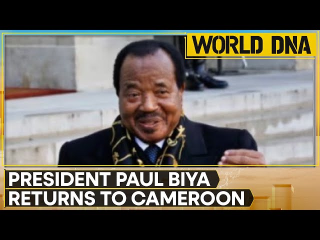 ⁣President Biya Returns To Cameroon After Weeks Abroad Amid Growing Health Concerns & Speculation