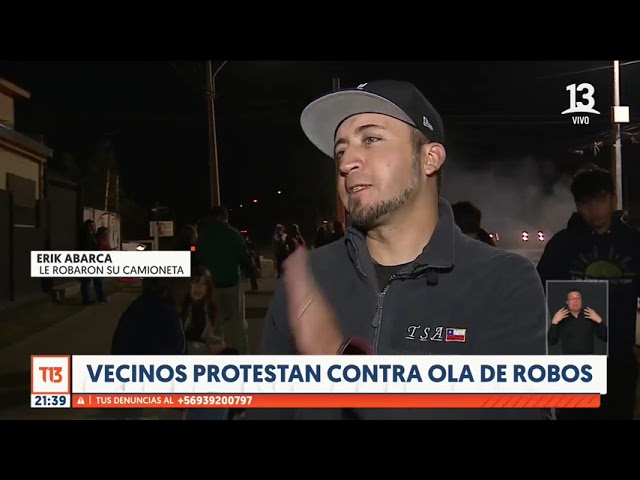 ⁣Protestas contra ola de robos: vecinos exigen más seguridad