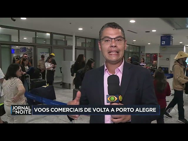 ⁣Aeroporto de Porto Alegre volta a receber voos comerciais