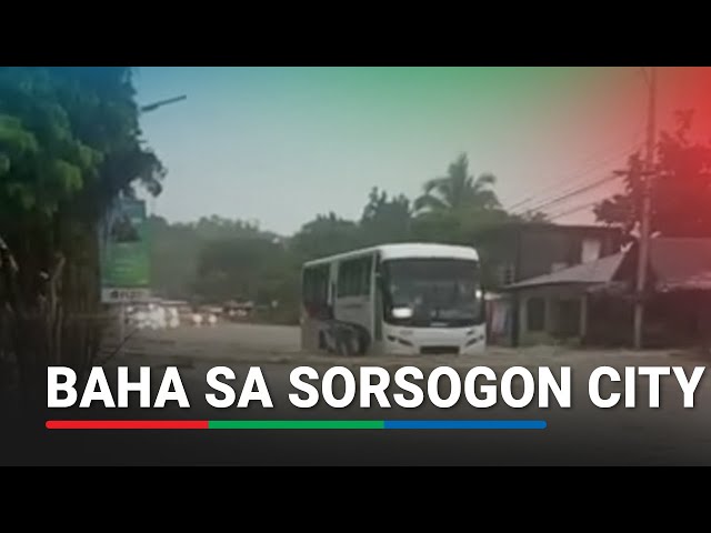 ⁣Malakas na pag-ulan nagdulot ng pagbaha sa Sorsogon City