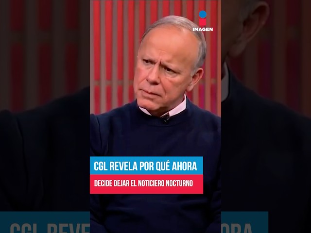 ⁣Ciro Gómez Leyva revela por qué decidió dejar el noticiero nocturno ahora | #Shorts |Imagen Noticias