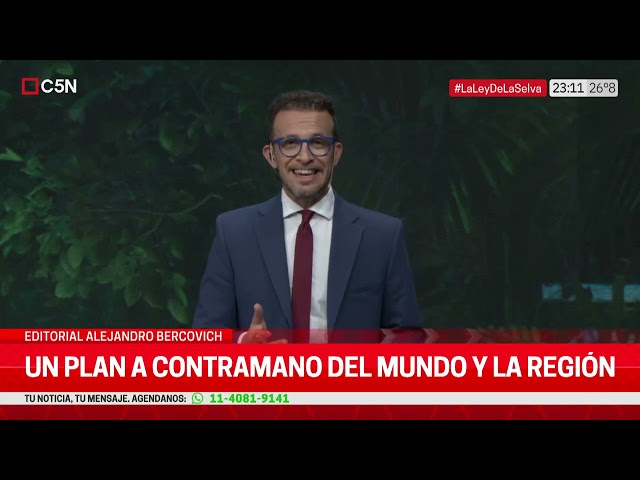 ⁣El EDITORIAL de Alejandro Bercovich en LA LEY DE LA SELVA