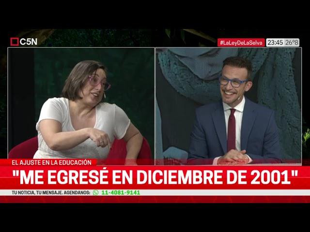 ⁣Entrevista a NADIA CHIARAMONI en LA LEY DE LA SELVA