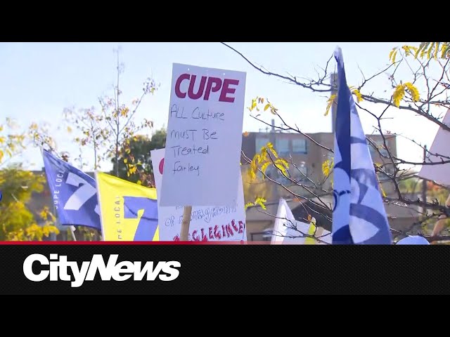 ⁣'Toxic workplace': protesters demand action at long-term care home