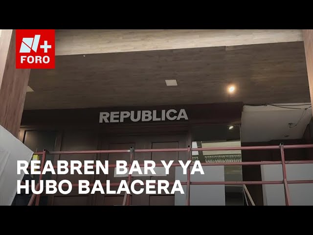 ⁣Apenas abrieron bar República, del caso Iñigo Arenas, y ya hubo una balacera - Hora21