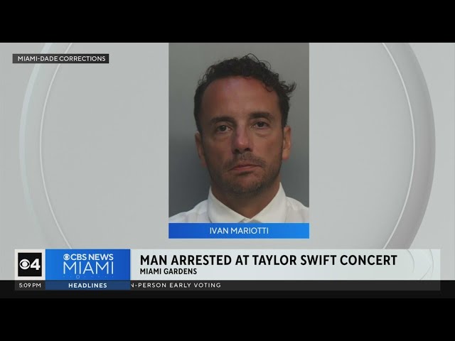 ⁣Man accused of pretending to be security guard at Taylor Swift concert