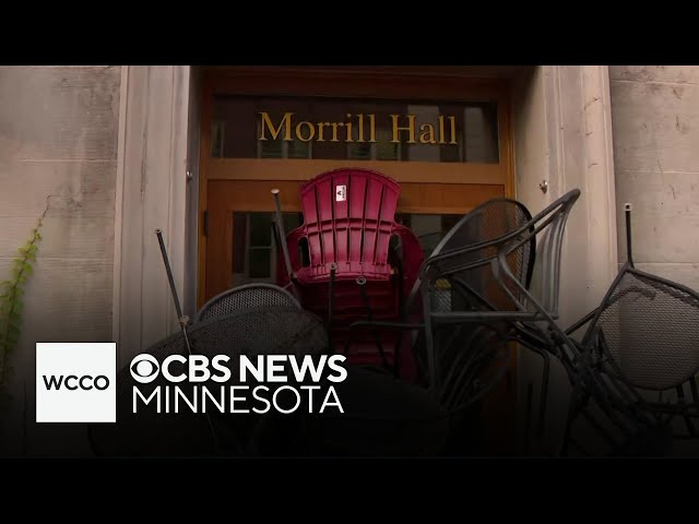 ⁣11 arrested during protest outside University of Minnesota's Morrill Hall