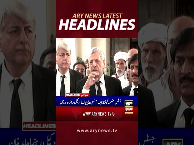 ⁣#12pmheadlines #hamidkhan #pti #constitutionalamendment #salmanakramraja #headlines #arynews