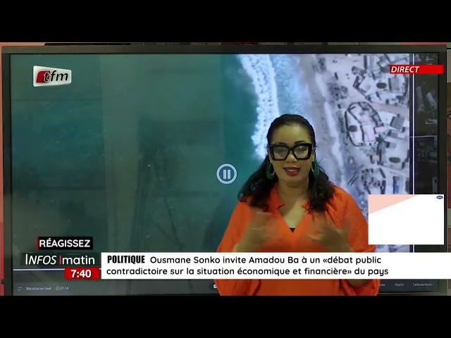 ⁣La météo avec Dieynaba Seydou BA  - Infos matin du 22 octobre 2024