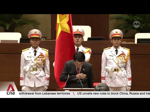 ⁣Vietnam appoints military general Luong Cuong as president after months of political turmoil