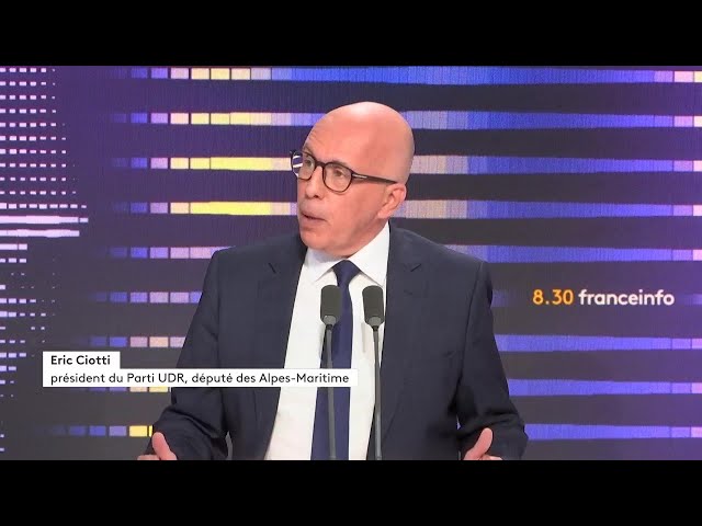 ⁣Le 8h30 franceinfo d'Eric Ciotti