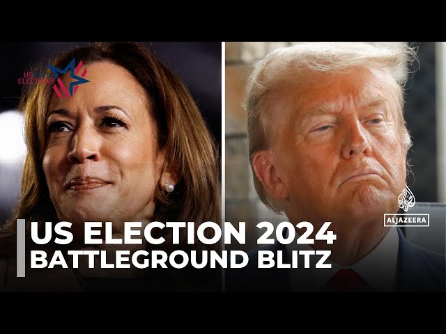 ⁣Push to win battleground states: US presidential candidates target moderate voters