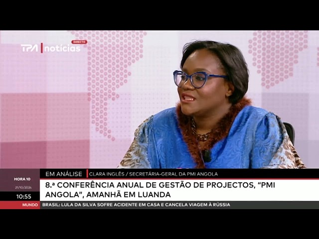 ⁣Em análise - 8.ª Conferência anual de gestão de projectos, "PMI Angola", amanhã em Luanda