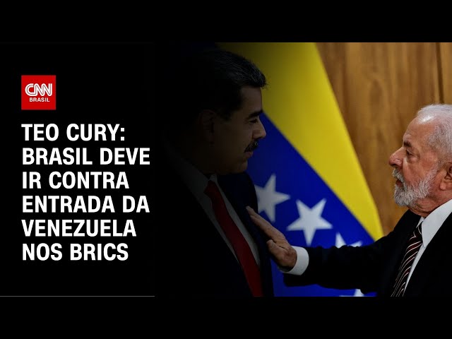 ⁣Teo Cury: Brasil deve ir contra entrada da Venezuela nos Brics | CNN NOVO DIA