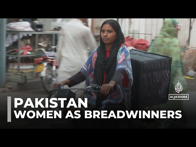 ⁣Pakistani woman steps up as breadwinner amid economic crisis and rising inflation