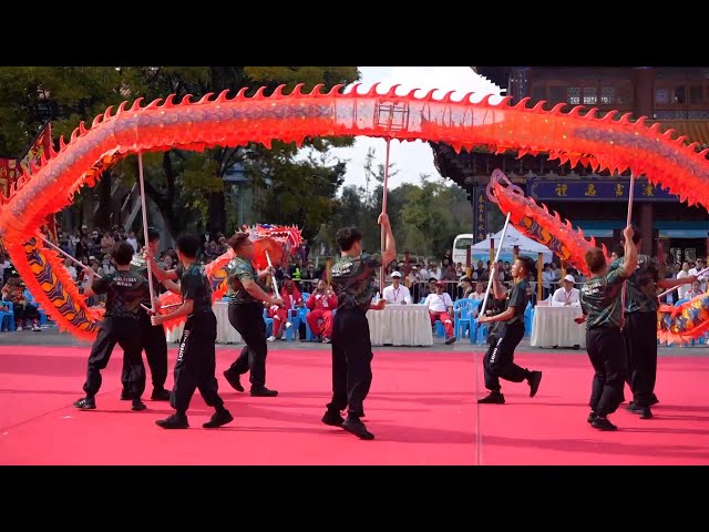 ⁣Malaysian dragon dancers hope to deepen friendship with China through traditional sports