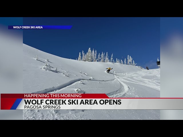 ⁣Wolf Creek Ski Area opens Tuesday