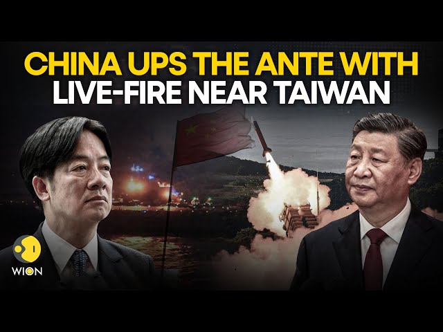 ⁣China-Taiwan War: China Turns Up The Heat On Taiwan With Live-Fire Drills | China-Taiwan | WION LIVE