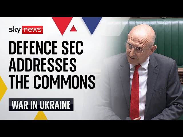 ⁣Watch Parliament live: Defence Secretary John Healey makes a statement in the Commons on Ukraine