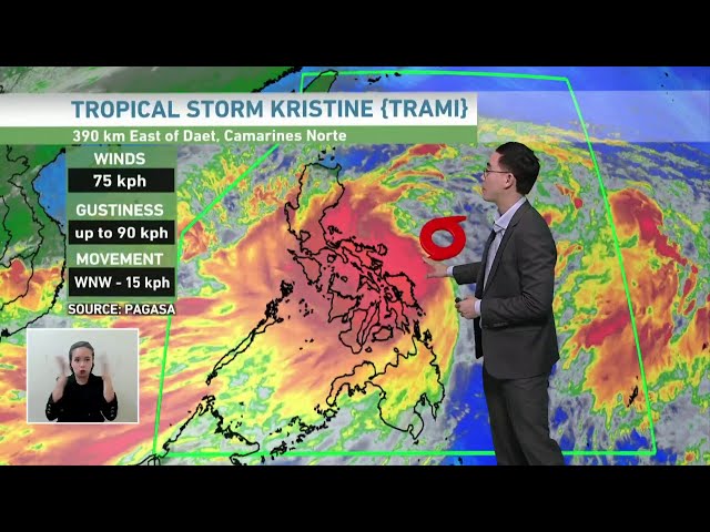 ⁣Kristine magpapaulan sa maraming lugar sa PH | TV Patrol