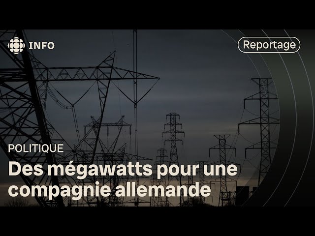 ⁣La CAQ accorde un grand bloc d’électricité à une entreprise allemande