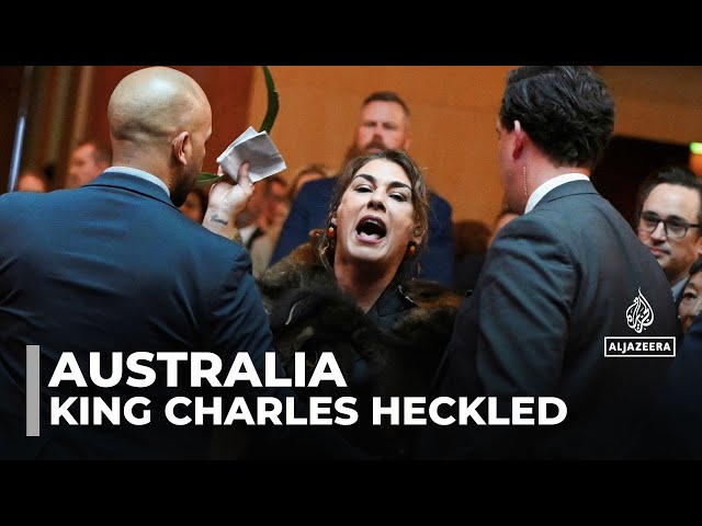 ⁣King Charles heckled by Indigenous lawmaker Lidia Thorpe on Australia visit