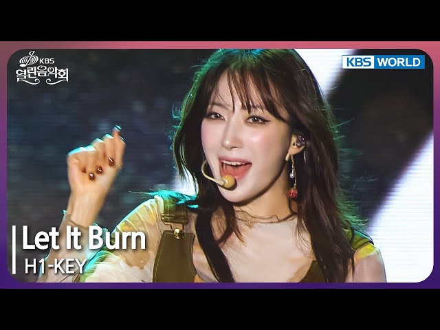 ⁣Let It Burn - H1-KEY [Open Concert : EP.1499] | KBS KOREA 241020