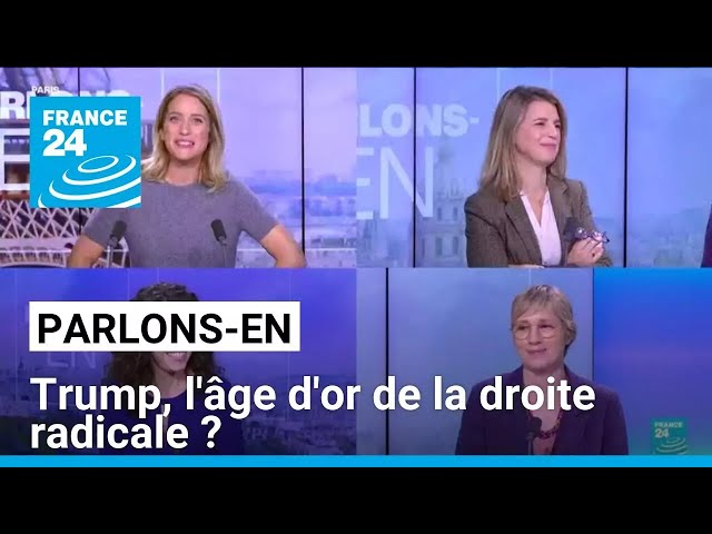 ⁣Trump, l'âge d'or de la droite radicale ? Parlons-en avec A. Cohen, A. Trouillet, K. Gorje