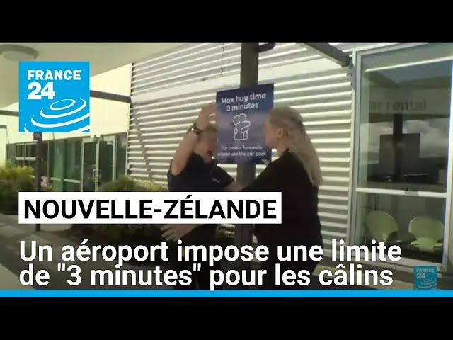 ⁣Nouvelle-Zélande : un aéroport impose une limite de "3 minutes" pour les câlins • FRANCE 2