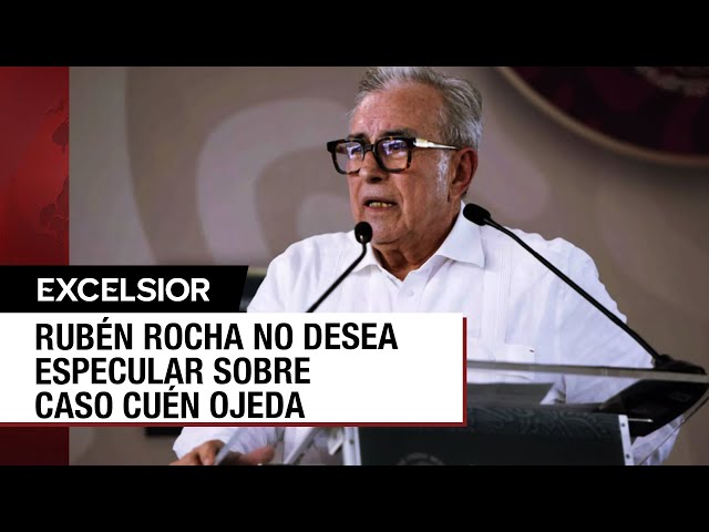 ⁣Rocha Moya evita opinar sobre el caso Cuén Ojeda