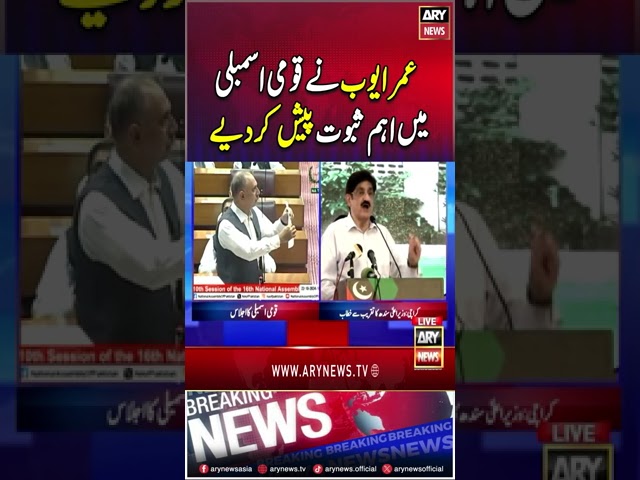 ⁣#omarayub #nationalassembly #ayazsadiq #constitutionalamendment #arynews #youtubeshorts #reels