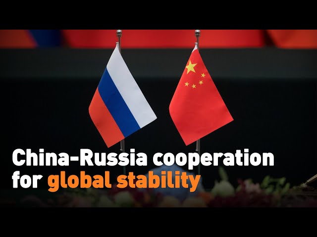 ⁣China-Russia cooperation for global stability