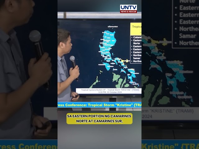 ⁣Bagyong ‘Kristine’ magpapaulan pa rin; Babala ng bagyo, nakataas sa Metro Manila at iba pang lugar