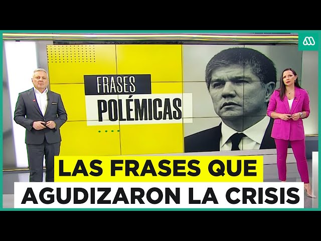 ⁣Las frases que agudizaron la crisis en La Moneda: La caótica salida de Monsalve