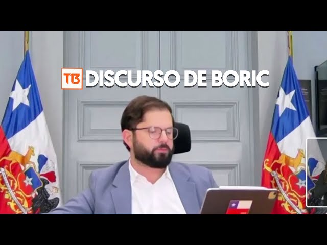 ⁣Presidente Boric "Nos debe unir el bienestar común de Chile"