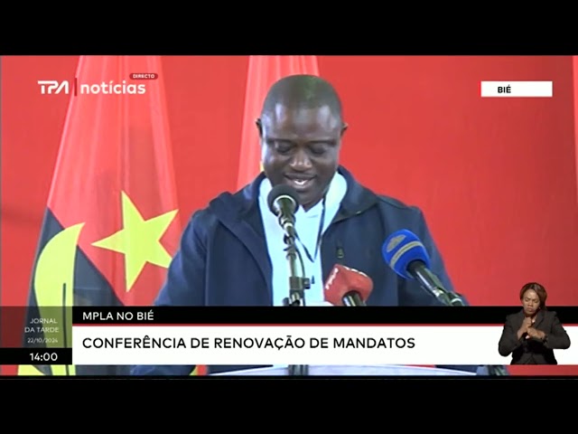 ⁣MPLA no Bíe -  Conferência de renovação de mandatos