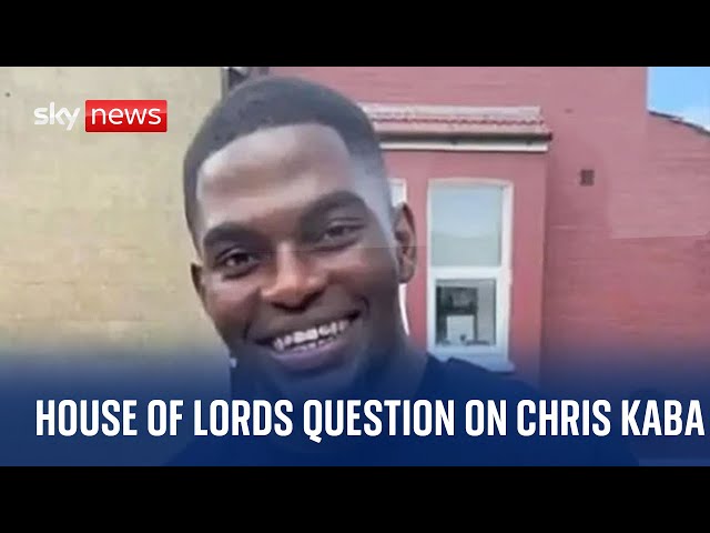 ⁣Watch live: Former Met commissioner asks question in the House of Lords over Chris Kaba