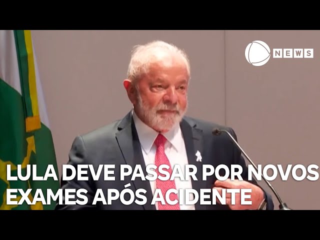 ⁣Presidente Lula deve passar por novos exames após acidente doméstico