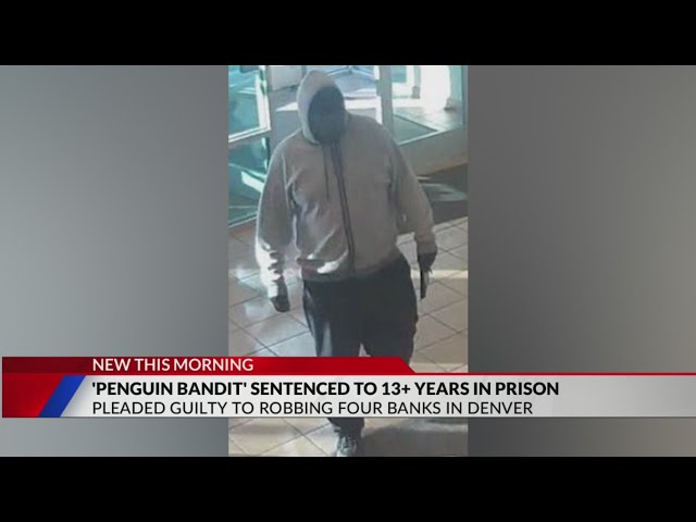 ⁣‘Penguin bandit’ sentenced for series of bank robberies