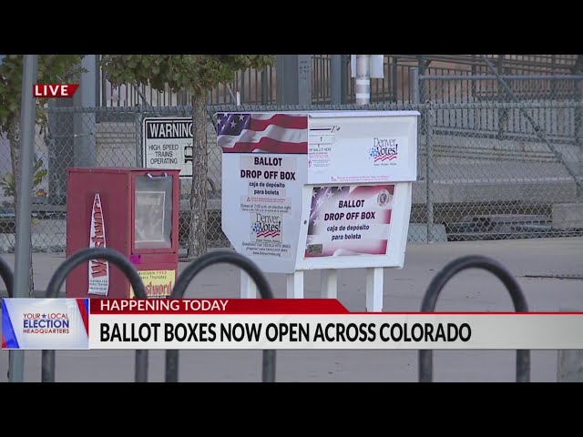 ⁣Colorado ballot boxes now open