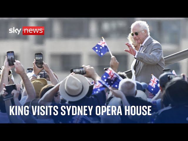 ⁣King Charles and Queen Camilla's visit to Australia comes to an end