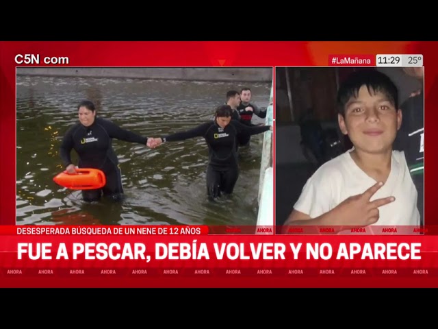 ⁣DESESPERADA BÚSQUEDA en SALTO: UN MENOR estaba PESCANDO con su HERMANASTRO y DESAPARECIÓ