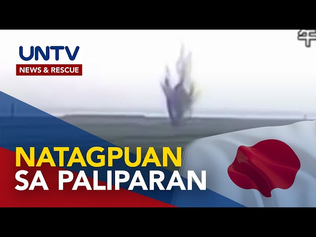 ⁣Posibleng bomba mula pa noong World War II, natagpuan sa taxiway sa Japan airport