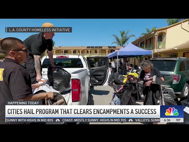 ⁣Cities hail program that clears encampments a success