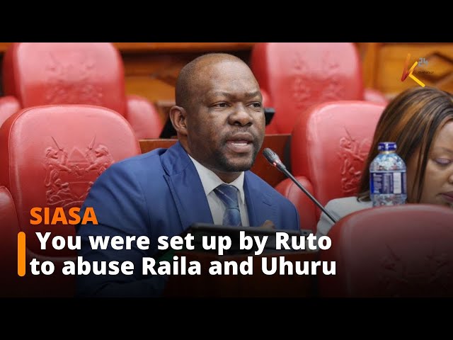 ⁣Caleb Amisi to Gachagua: You were set up by Ruto to abuse Raila and Uhuru