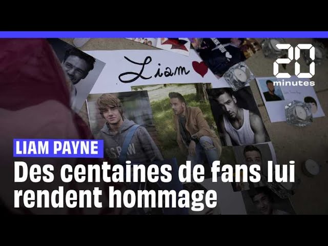 ⁣Mort de Liam Payne : à Paris, des centaines de fans lui rendent hommage