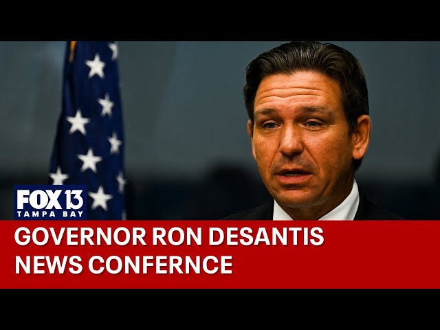 ⁣Governor DeSantis speaks in Jacksonville