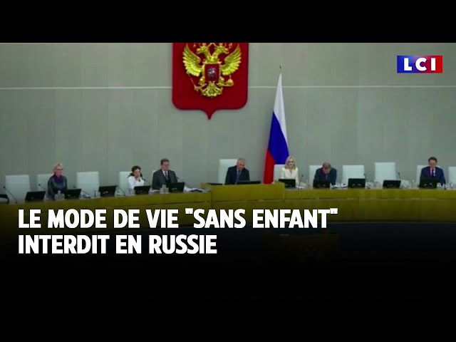 ⁣Le mode de vie "sans enfant" interdit en Russie