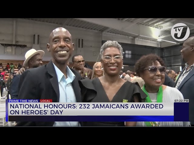 ⁣National Honours: 232 Jamaicans Awarded on Heroes' Day | TVJ News