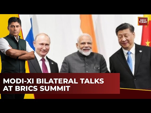 ⁣India First with Gaurav Sawant: Modi-Xi Bilateral Talks at BRICS Summit | India Today